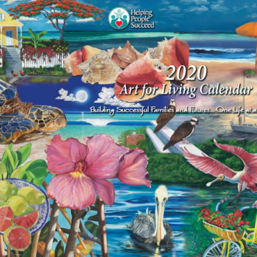 Helping People Succeed’s 2020 Art for Living Calendars available in Martin and St. Lucie businesses!